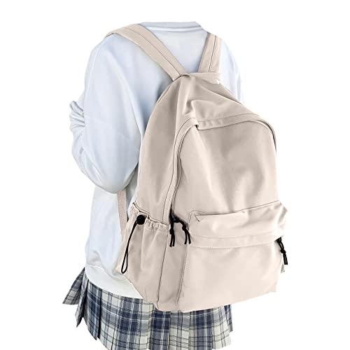 WEPOET White Bookbags For Teen Girls Boys Waterproof College Backpack Middle School bags Lightweight Travel Rucksack Casual Daypack Laptop Backpacks For Men Women - Image 1
