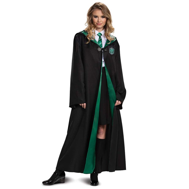Disguise unisex adult Slytherin Costume Outerwear, Black & Green, Medium 38-40 US - Image 2