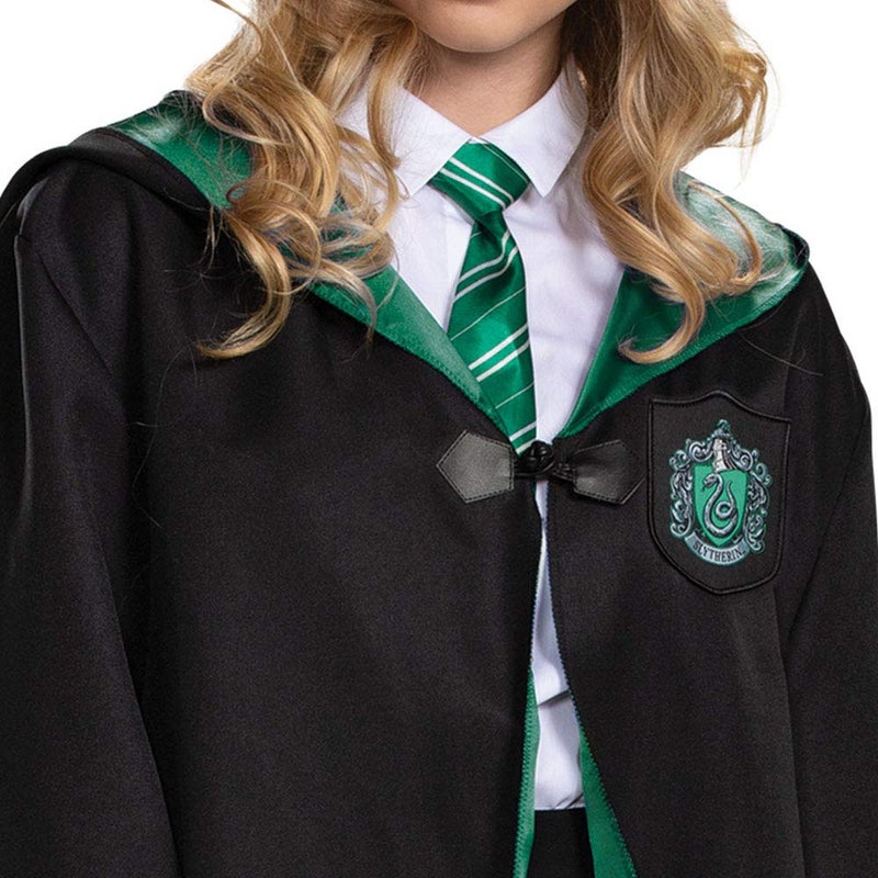 Disguise unisex adult Slytherin Costume Outerwear, Black & Green, Medium 38-40 US - Image 3