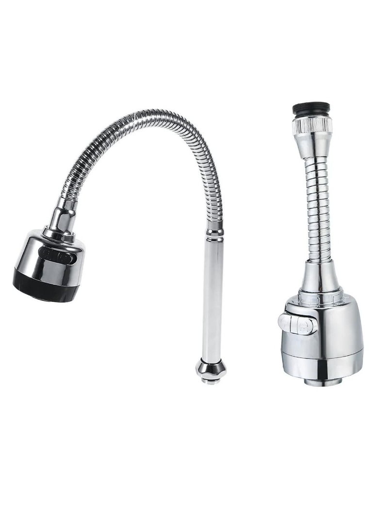 Yuwell - One Pair Turbo Flex 360 Instant Hands Free Faucet Sprayer Kitchen Nozzle Aerator - Image 1