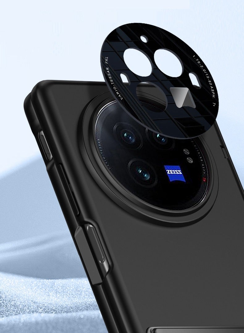 General Flip Case Compatible with Vivo X Fold 3 Case with Kickstand, Ultra-Thin Lightweight Case Compatible with Vivo X Fold 3 with Built-in HD Screen Protector Shockproof Full Protective Hard PC  - Image 2