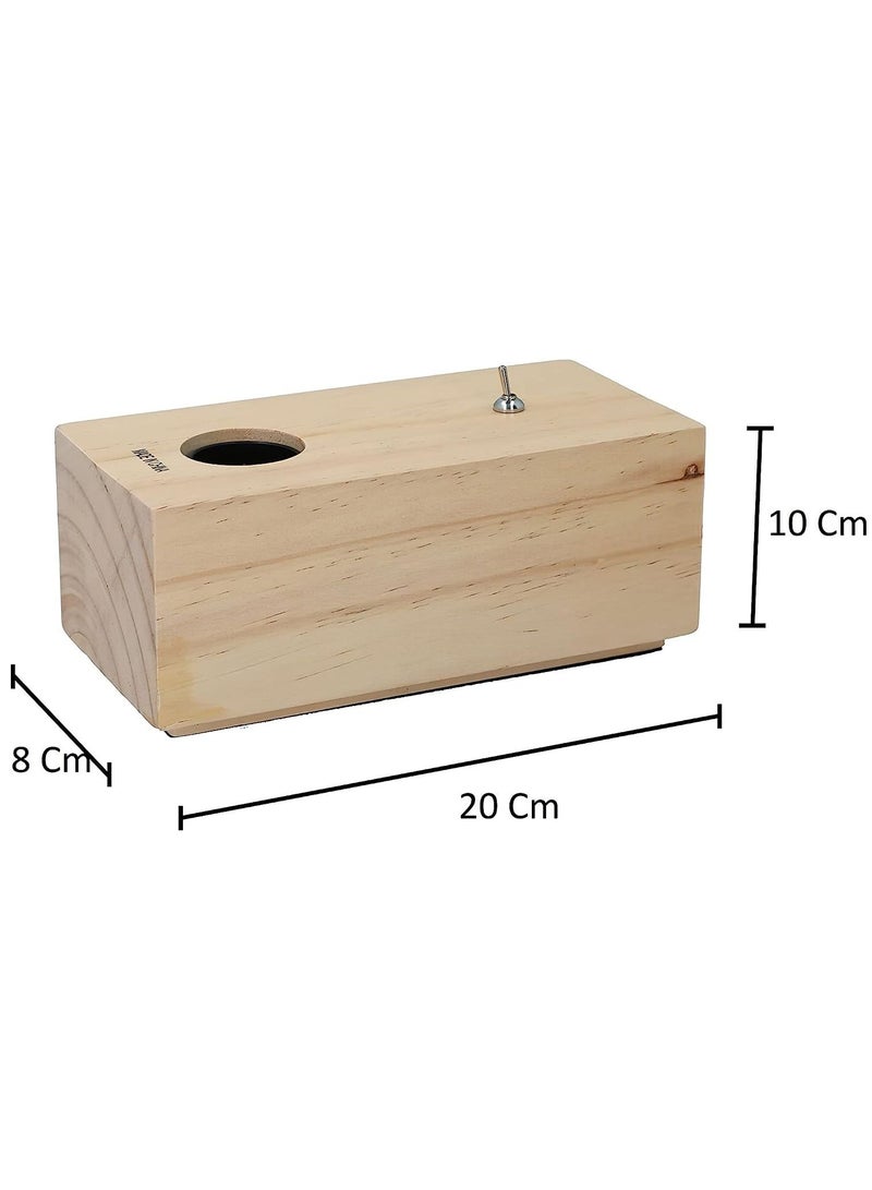 Table Lamp with Wood base and cord Stylish Decorative Table Lamp Suitable for Bedroom Living Room Dining Room Bedside Lamp 50 Watt - Image 2