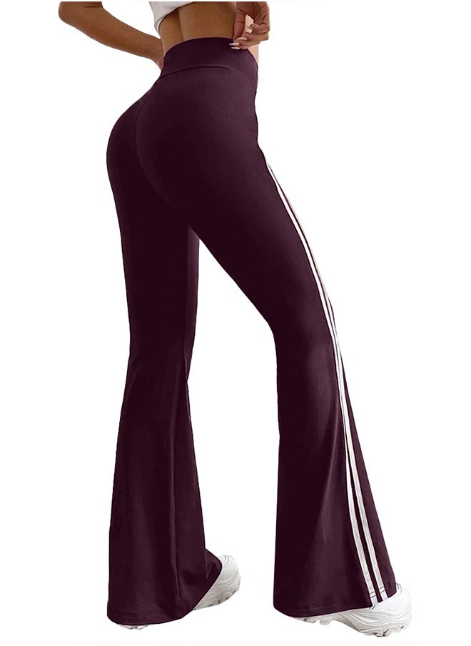 Nileton Sport Leggings Pants – Flared Leg – Side Stripe  - Image 2