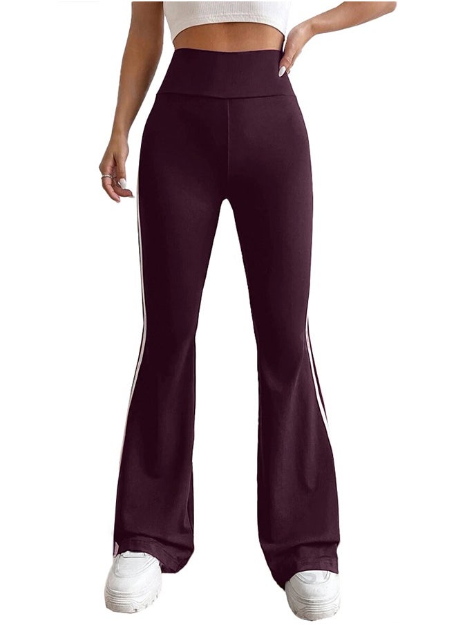 Nileton Sport Leggings Pants – Flared Leg – Side Stripe  - Image 3