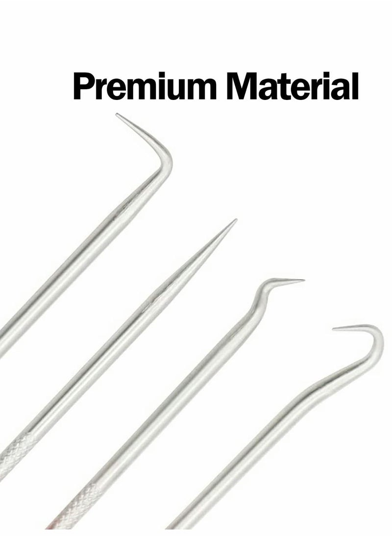 Y&D Hook Pick Set, 4 Pcs Precision & Set Hose Removal Car Auto Repair Maintenance Tools for Oil Seal Puller  - Image 2