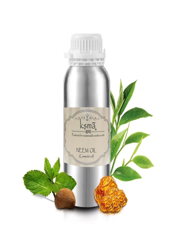 Ksma Pure Neem Oil | Cosmetic Grade - Natural Solution for Skin and Hair Care | Cold Pressed | Organic - Nourishes, Moisturizes, and Soothes (100ml, Neem Oil) - Image 1