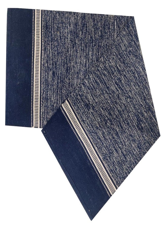 Purpledip Cotton Floor Runner Yoga Mat: Handwoven Heavy Weave Anti-Skid Mats For Yogasana, Pranayam, Surya Namaskar Or Any Exercise (12043A) - Image 3