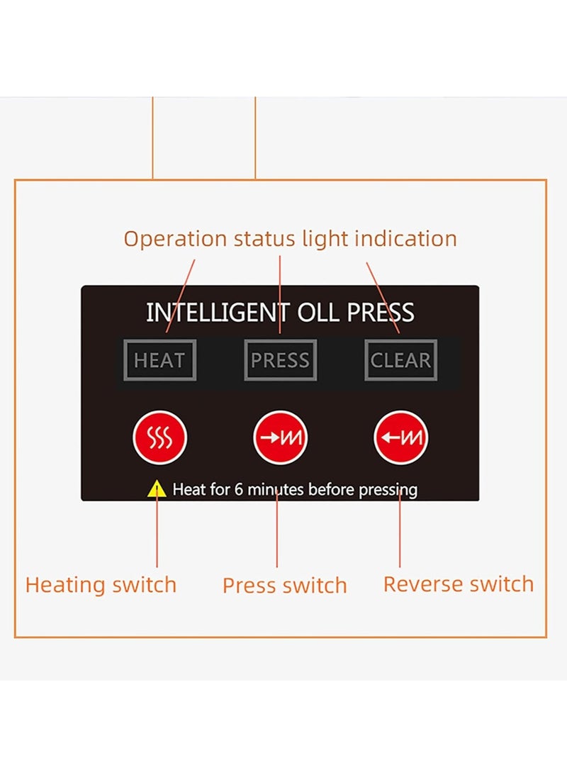 LETWOO - LETWOO Commercial Double Head Oil Press Machine Automatic Electric Oil Press Extractor 304 Stainless Steel Cold/Heat Oil Press expeller Easily Extract Nut Peanut Sesame  Walnut Oil - Image 1