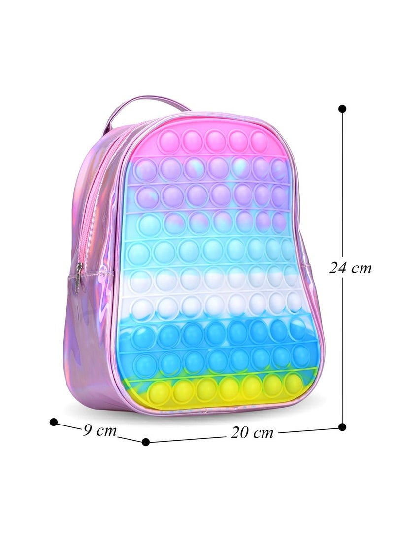 Unicorn Pop it Bag - Pink