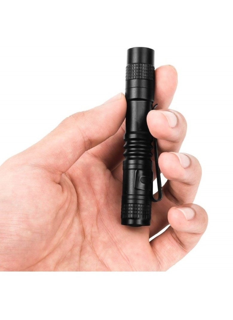 AROAQ Mini LED Pen Light, Portable Hot Bright USB Rechargeable Flashlight, Compact And Lightweight Pocket Torch, Ultra Bright High Lumens Handheld Light For Camping Outdoor, (1pc, Small)  - Image 3