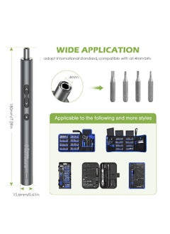 Generic Precision Electric Screwdriver - Portable, Rechargeable Power Tool with USB Charging and LED Light - Ideal for Phones, Cameras, Laptops  - Image 4
