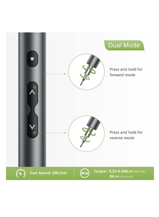 Generic Precision Electric Screwdriver - Portable, Rechargeable Power Tool with USB Charging and LED Light - Ideal for Phones, Cameras, Laptops  - Image 3