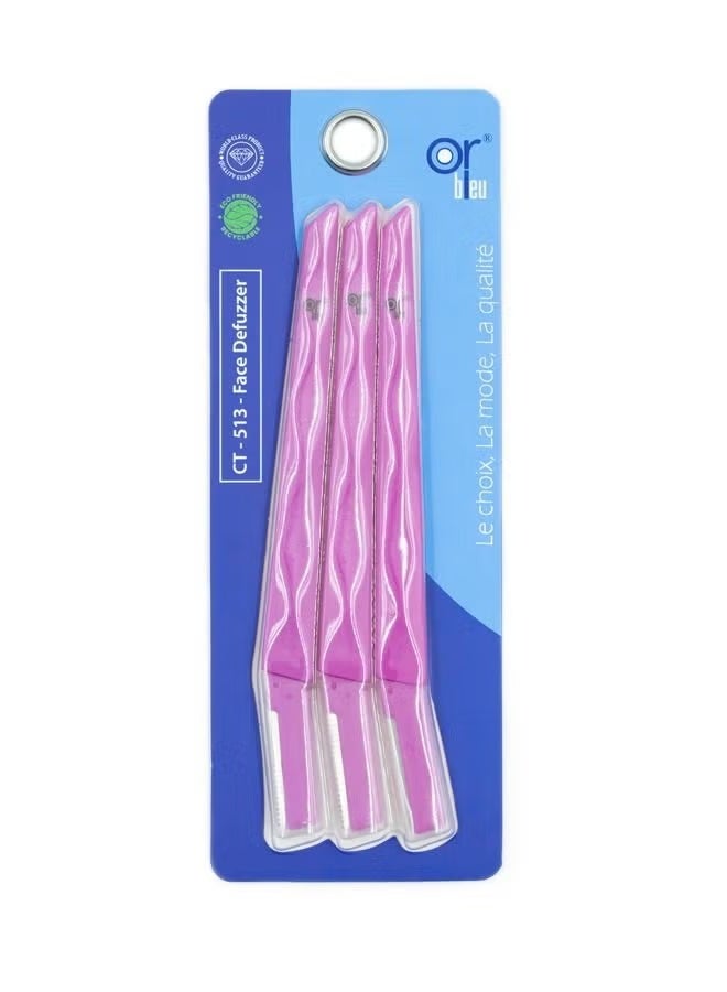 Or Bleu Face Defuzzer Facial Hair Remover   Pack of 3 - Image 3