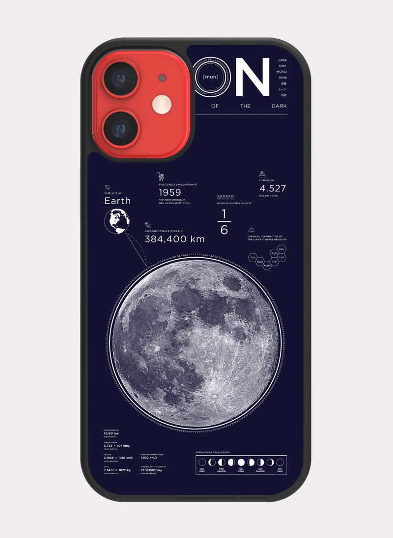 بكسلات كفر ايفون 12 ميني القمر ابيض - Image 1