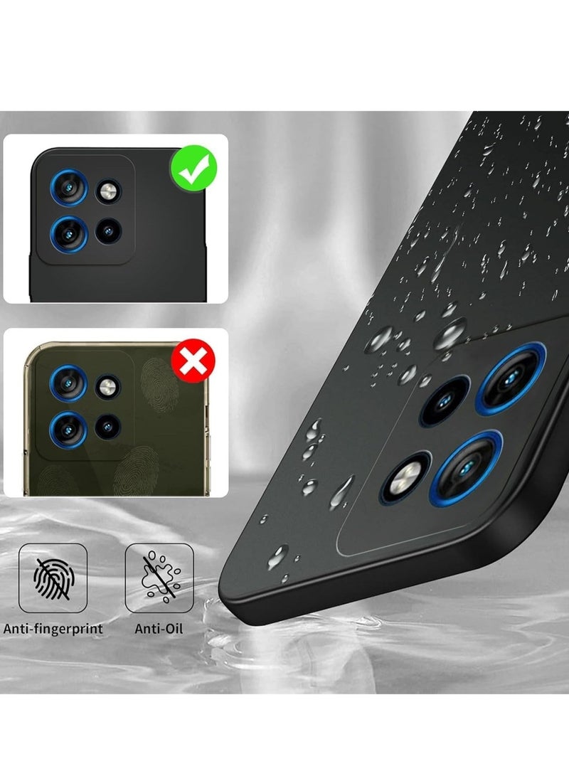ELTRAZONE Motorola Edge 50 Case Cover - Velvet Fabric Lining, Shockproof Design, Camera Protection for 6.7-inch Display - Image 4
