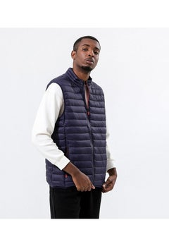 Autumn Winter Men Stand Collar Sleeveless Warm Vest