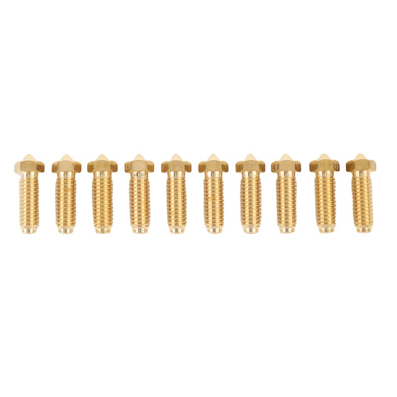 10PCS Brass Nozzles Replacement for Kobra 3 Combo 3D Printer Extruder Hotend Nozzle Kit 0.6mm - Image 1