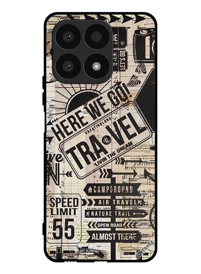 Covernex غطاء واقي لهاتف هونر X8a هيا نذهب للسفر - Image 1