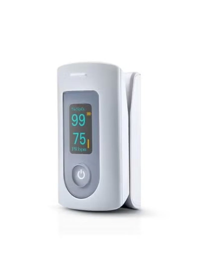 Finger Pulse Oximeter – Oxygen Saturation & Heart Rate Monitor – SpO2 Fingertip Meter with LED Display - Image 1