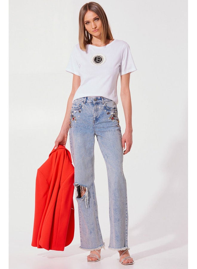 BSB Blouse with bejeweled patch - Image 2