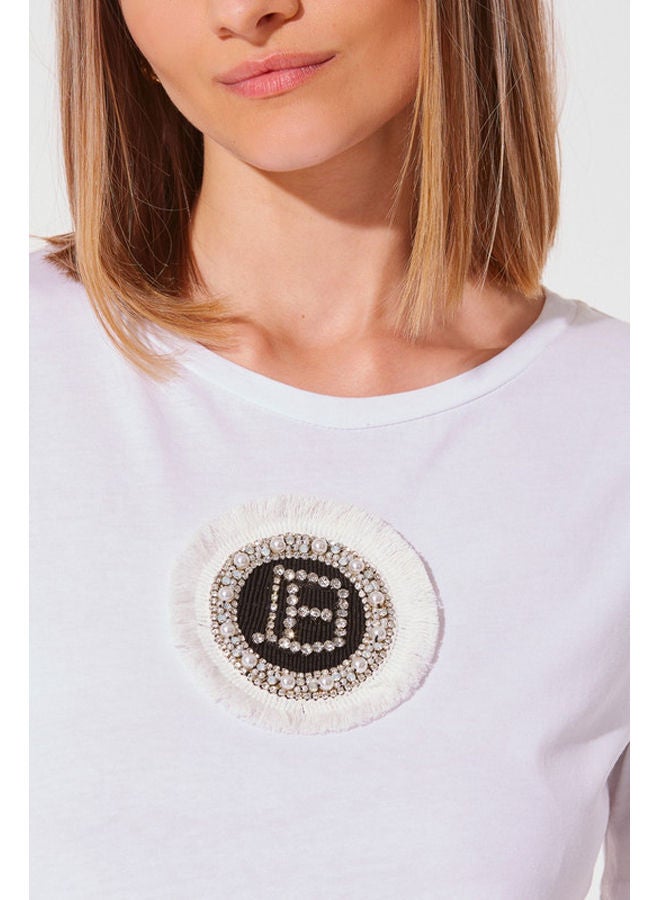 BSB Blouse with bejeweled patch - Image 3