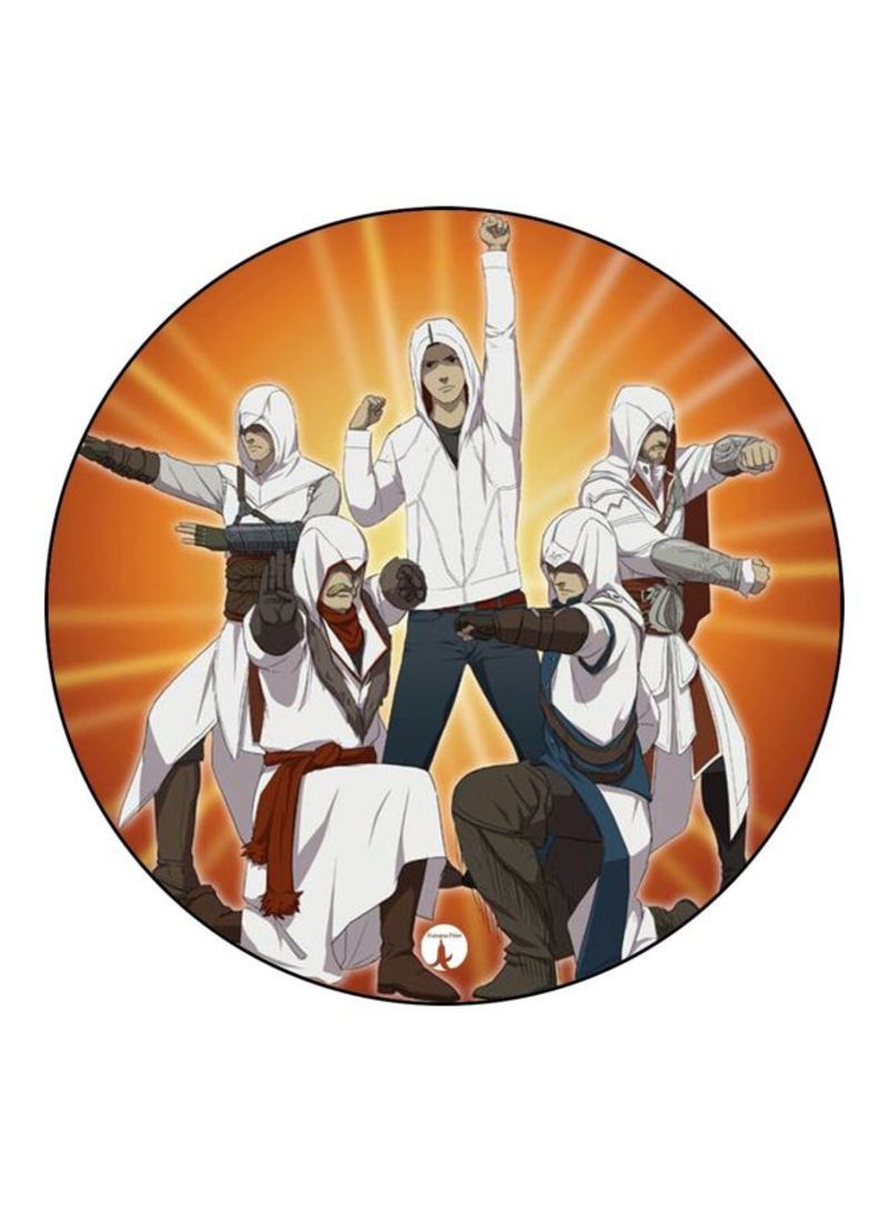 RKN Assassin's Creed Printed Fridge Magnet  Orange/White/Brown - Image 1