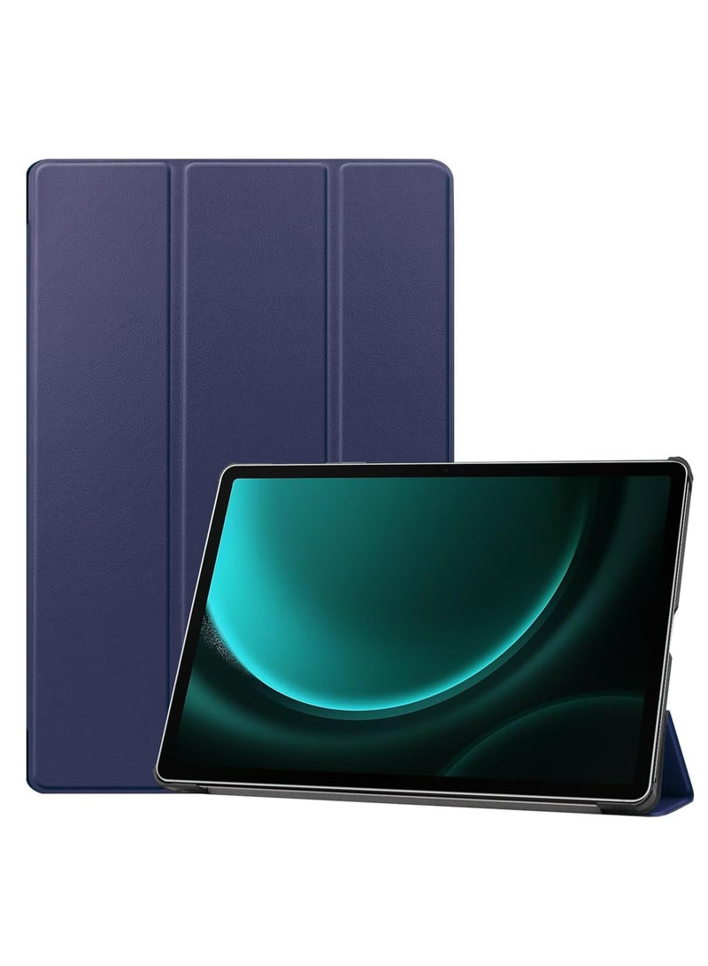 Case for Samsung Galaxy Tab S10+ Plus 2024 with S Pen Holder Premium Leather Flap Tablet Case with Stand Function Auto Wake/Sleep Cover (BLUE) - Image 1