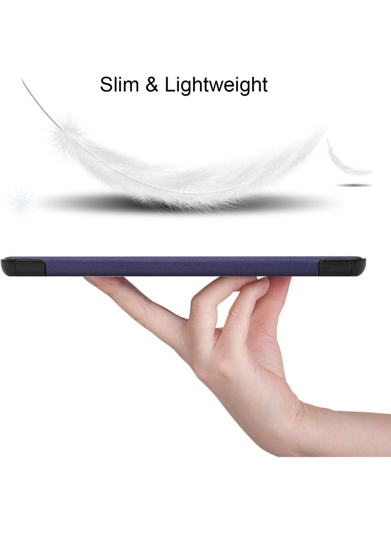 Case for Samsung Galaxy Tab S10+ Plus 2024 with S Pen Holder Premium Leather Flap Tablet Case with Stand Function Auto Wake/Sleep Cover (BLUE) - Image 5