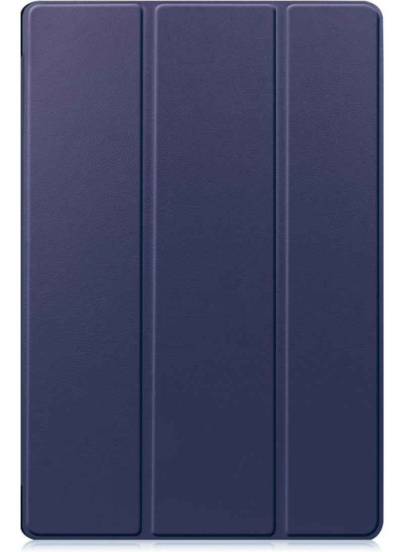 Case for Samsung Galaxy Tab S10+ Plus 2024 with S Pen Holder Premium Leather Flap Tablet Case with Stand Function Auto Wake/Sleep Cover (BLUE) - Image 2