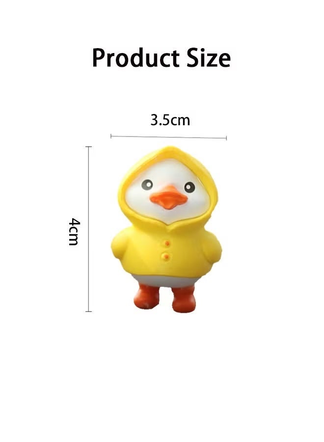 6pcs Cute Duck Car Interior Decorations - Image 3