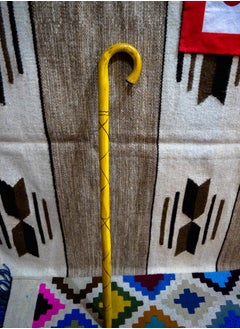 Egypt Antiques A crutch made of engraved oak wood, produced by Egypt Antiques, 100% handmade.  - Image 1