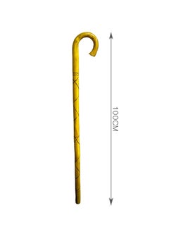Egypt Antiques A crutch made of engraved oak wood, produced by Egypt Antiques, 100% handmade.  - Image 3