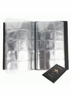 Excefore Coin Collecting Holder Album, Card Pocket Binder Baseball Card Sleeves Stamp Album Coin Collection Holder Album  - Image 1