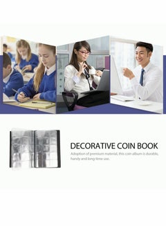 Excefore Coin Collecting Holder Album, Card Pocket Binder Baseball Card Sleeves Stamp Album Coin Collection Holder Album  - Image 5