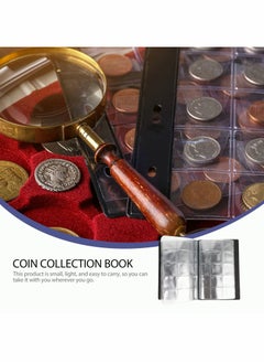 Excefore Coin Collecting Holder Album, Card Pocket Binder Baseball Card Sleeves Stamp Album Coin Collection Holder Album  - Image 3