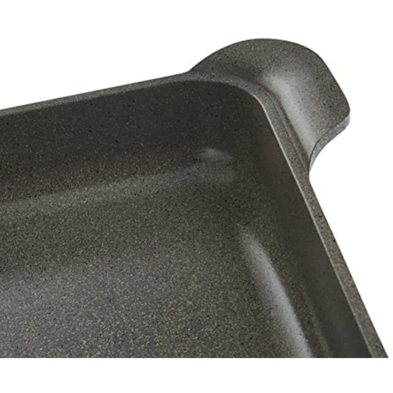 , rectangular large Ovenware, OLG 39 * 31 * 8.5cm,Die-cated Aluminum, Gray Marble color. - Image 4