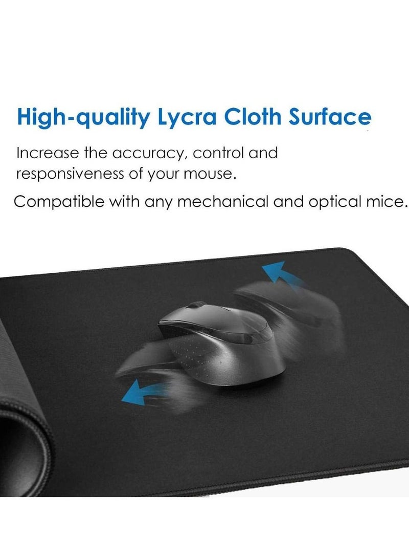 Extended Gaming Mouse Pad Large Keyboard Mouse Mat Water-Resistant Durable Stitched Edges Mousepad for Gaming  - Image 3