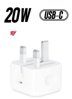 20W USB-C Power Adapter 6cm for iPhone 14 Series White