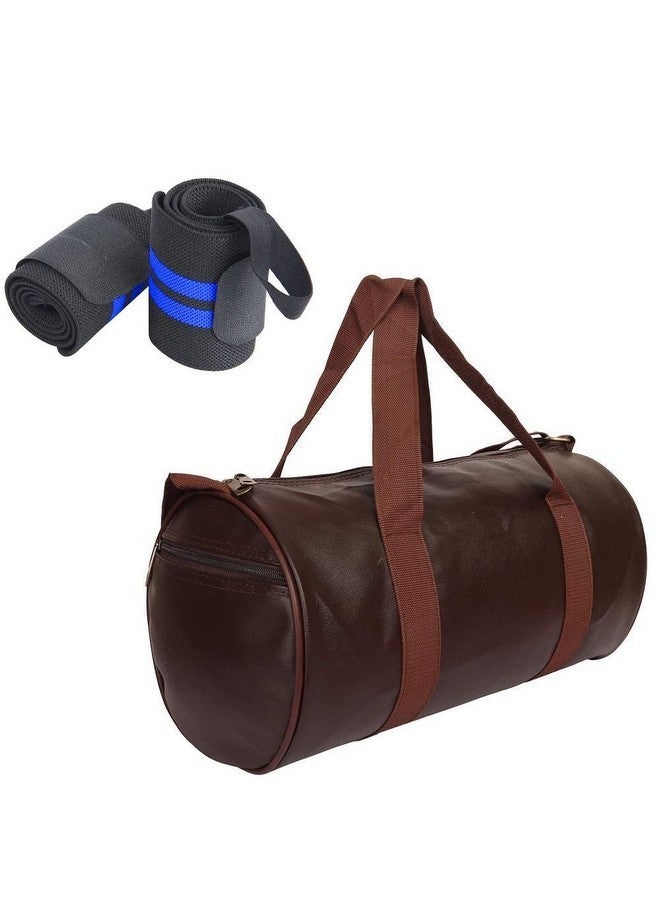 Raisons Combo Set of Duffle Polyester Bag Wrist Support Band-Wrist Straps/Gym Bags/Adjustable Shoulder Bag for Men/Duffle Gym Bags for Men/Fitness Bag/Carry Bags/Sports & Travel Bag/Sports Kit/Duffle Bags Travel - Image 1