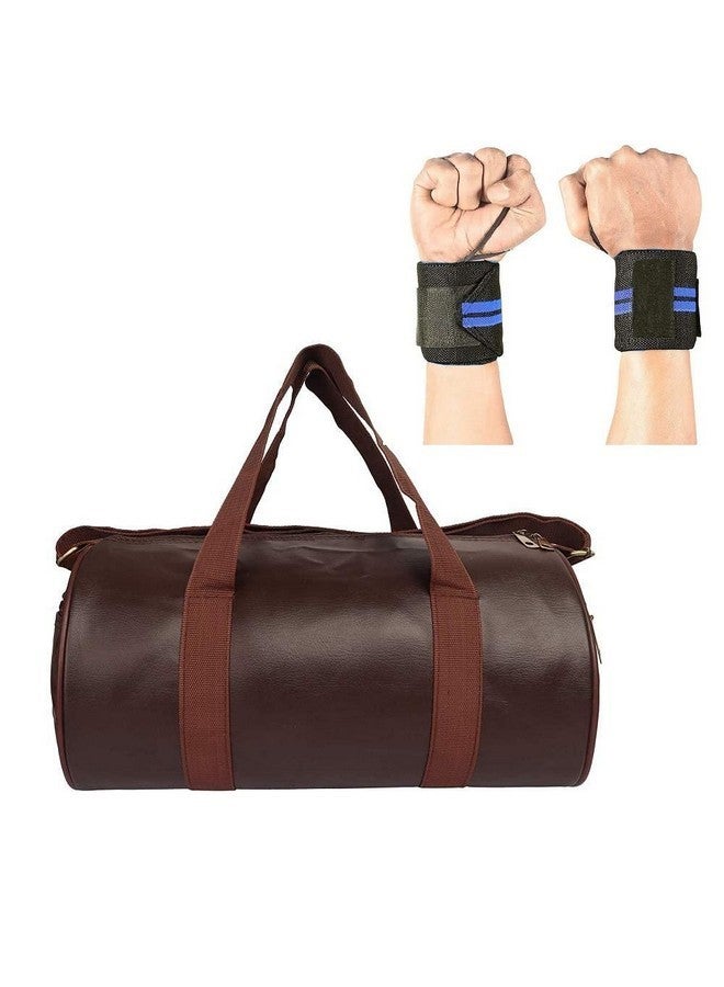 Raisons Combo Set of Duffle Polyester Bag Wrist Support Band-Wrist Straps/Gym Bags/Adjustable Shoulder Bag for Men/Duffle Gym Bags for Men/Fitness Bag/Carry Bags/Sports & Travel Bag/Sports Kit/Duffle Bags Travel - Image 2