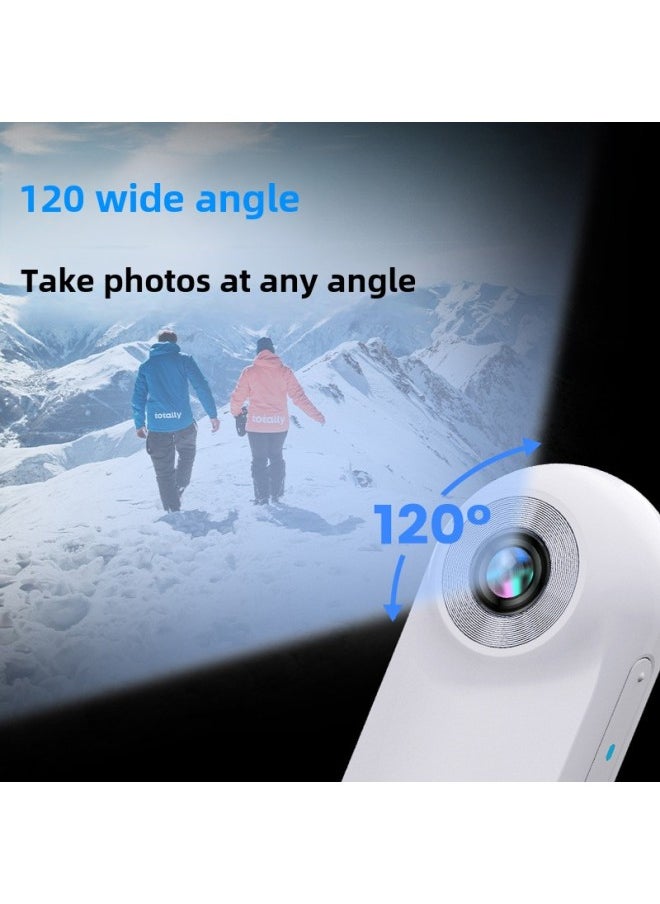 Generic - Thumb Sports Camera HD Volg Camera Sports Outdoor Riding Pet Pocket Children Chest Recorder-Body Color:Black Flagship Version - Ultra-clear Color Screen + Photo And Video + 128g Flash Memory + Gift Pack - Image 1