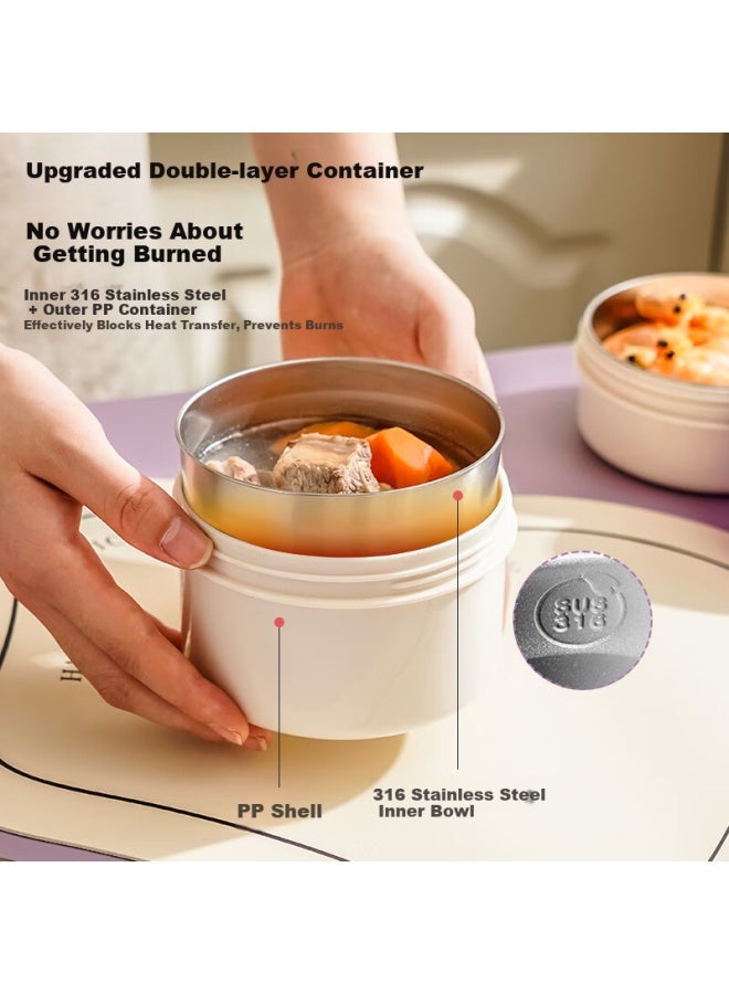 Tafuco Insulated Lunch Box, 316 Stainless Steel, Student Lunch Box, Portable Insulated Container For Office Workers, Sanrio Collaboration T5614