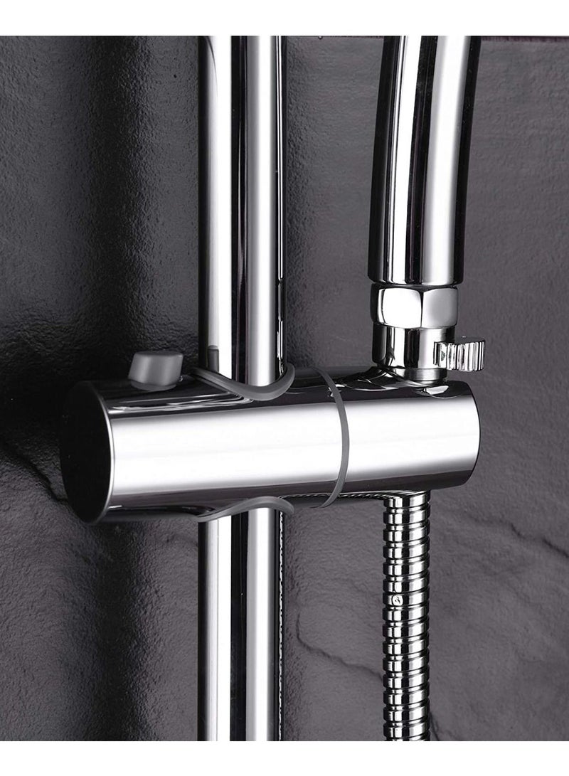 Excefore Shower On Off Valve, Brass Shower Head Hose Adapter, Faucet Diverter Compression Shut Off Valve 1/2, KES Shower Shut Off Valve  - Image 3
