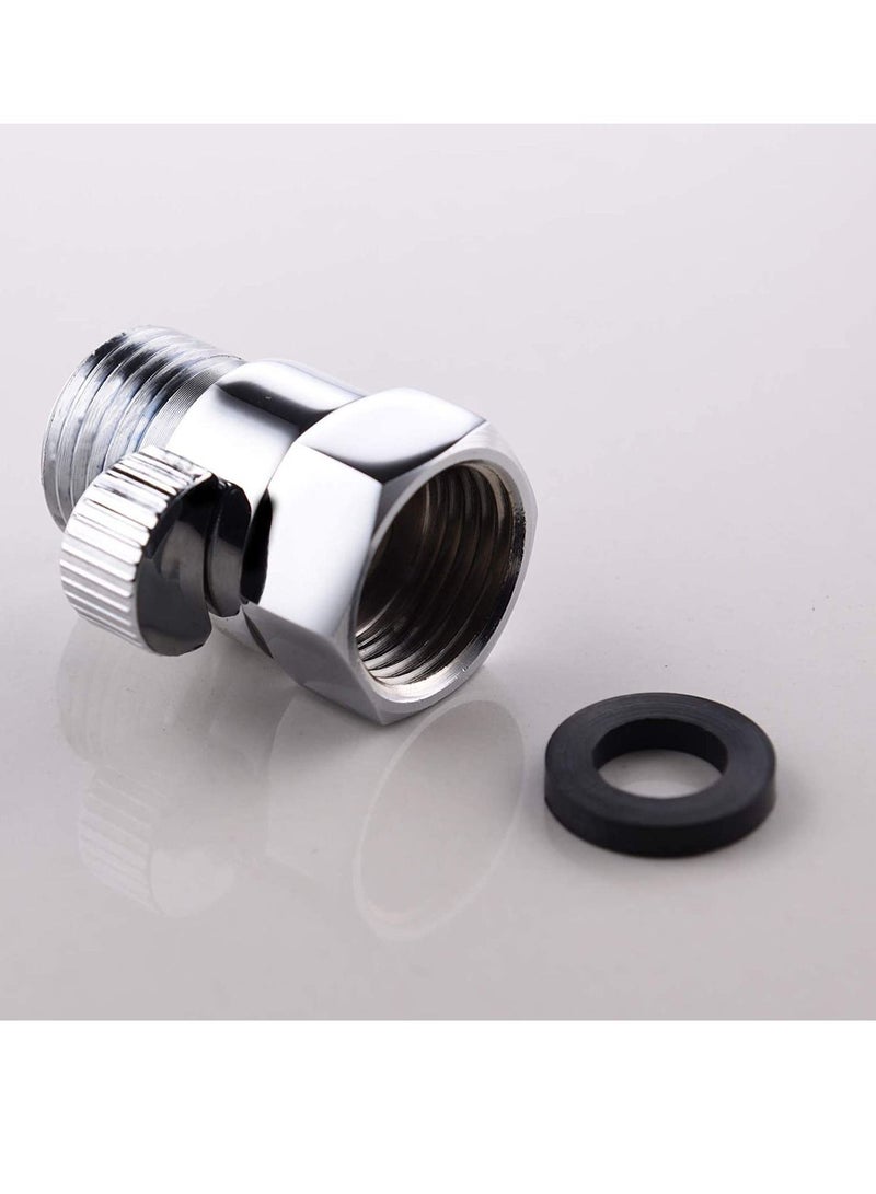 Excefore Shower On Off Valve, Brass Shower Head Hose Adapter, Faucet Diverter Compression Shut Off Valve 1/2, KES Shower Shut Off Valve  - Image 5
