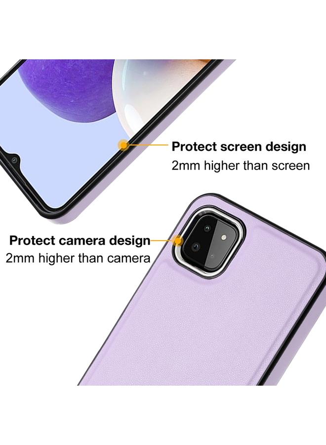 اس-توب جراب لهاتف Samsung Galaxy A22 5G مصنوع من الجلد بتغطية كاملة - Image 4