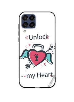 Protective Case Cover For Samsung Galaxy A12 Unlock My Heart Design Multicolour