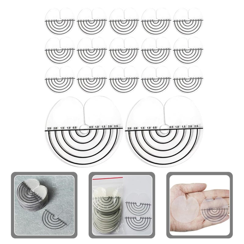 50pcs Heat Shield Guards Hair Extension Pads with Scale Heat Protection Spacer for Salon Hair Bonding Tools - Image 5