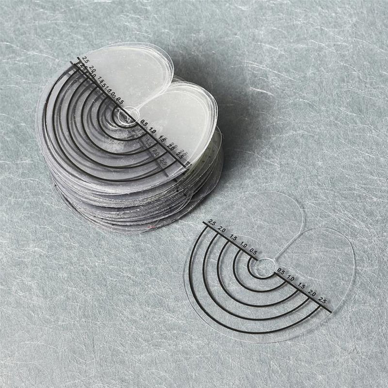 50pcs Heat Shield Guards Hair Extension Pads with Scale Heat Protection Spacer for Salon Hair Bonding Tools - Image 4