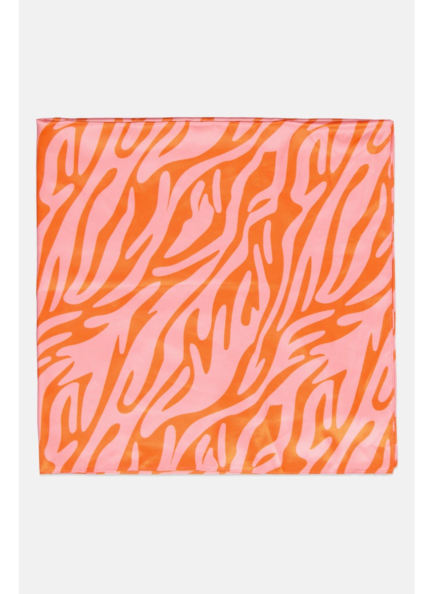 Reserved Kids Girl Abstract Print Scarves 83 x 85 cm, Multicolor  - Image 1