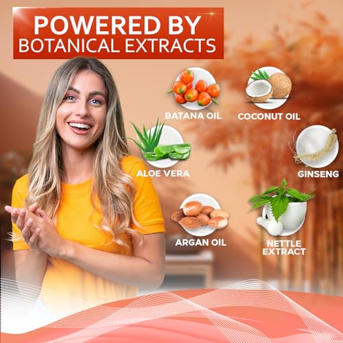 BELLISSO Batana Oil Shampoo and Conditioner Set - Thickening Hair Products for Women and Men - For Strengthening and Volumizing Fine and Thinning Hair - Sulfate Free with Biotin and Keratin for a Fuller Look - Image 4